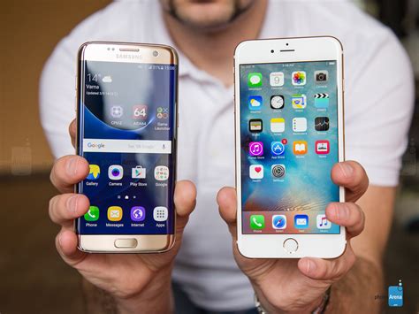 Samsung Galaxy S7 Edge vs Apple iPhone 7 Plus 